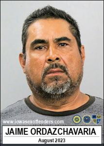 Jaime Ordazchavaria a registered Sex Offender of Iowa