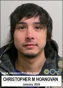 Christopher Matthew Hoangvan a registered Sex Offender of Iowa