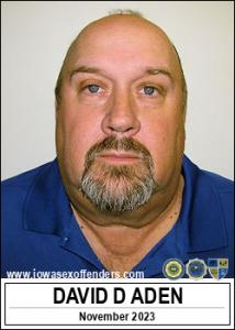 David Duane Aden a registered Sex Offender of Iowa