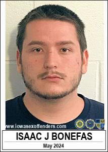 Isaac James Bonefas a registered  of Iowa