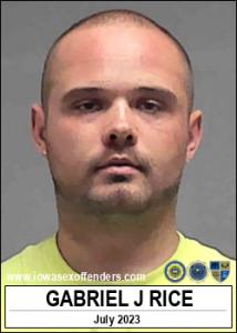 Gabriel Jason Rice a registered Sex Offender of Iowa