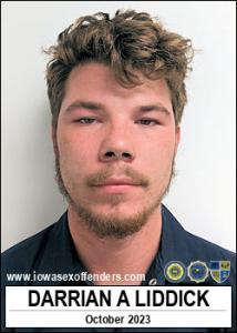 Darrian Andrew-wayne Liddick a registered Sex Offender of Iowa