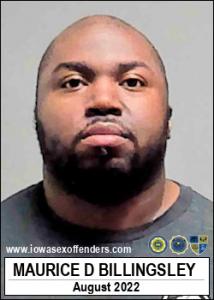 Maurice Dandre Billingsley a registered Sex Offender of Iowa