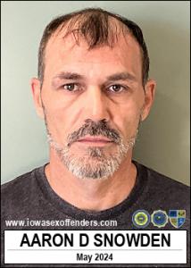 Aaron Darrell Snowden a registered Sex Offender of Iowa