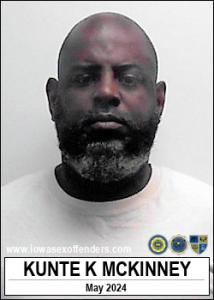 Kunte Kinte Mckinney a registered Sex Offender of Iowa