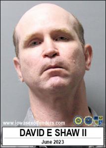 David Earl Shaw II a registered Sex Offender of Iowa