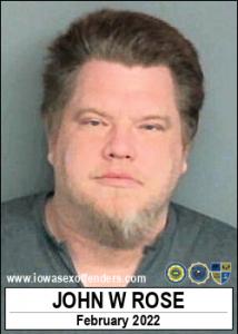 John Wayne Rose a registered Sex Offender of Iowa