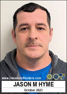 Jason Michael Hyme a registered  of Iowa