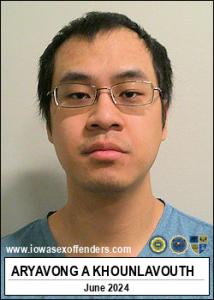 Aryavong Aaron Khounlavouth a registered Sex Offender of Iowa