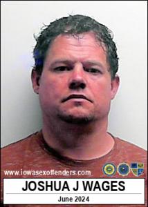 Joshua Joe Wages a registered Sex Offender of Iowa