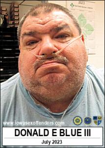 Donald Edward Blue III a registered Sex Offender of Iowa