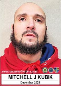 Mitchell Joseph Kubik a registered Sex Offender of Iowa