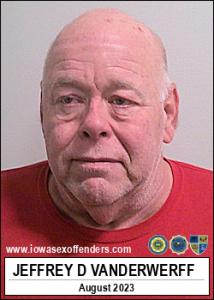 Jeffrey Duane Vanderwerff a registered Sex Offender of Iowa