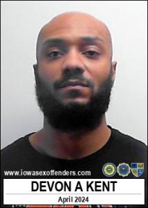 Devon Alexander Kent a registered Sex Offender of Iowa