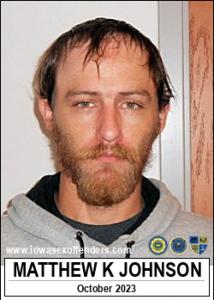 Matthew Kenneth Johnson a registered Sex Offender of Iowa