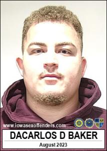 Dacarlos Damolia Baker a registered Sex Offender of Iowa