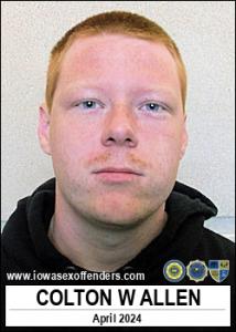 Colton Wayne Allen a registered Sex Offender of Iowa