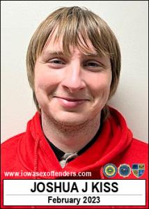 Joshua Joe Kiss a registered  of Iowa