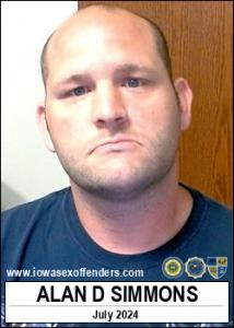 Alan Dennis Simmons a registered Sex Offender of Iowa