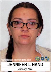 Jennifer Lynn Hand a registered Sex Offender of Iowa