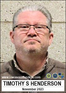 Timothy Scott Henderson a registered Sex Offender of Iowa