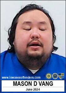 Mason Davis Vang a registered Sex Offender of Iowa