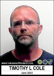 Timothy Lee Cole a registered Sex Offender of Iowa