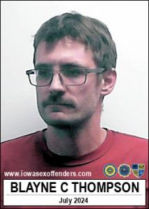 Blayne Christopher Thompson a registered Sex Offender of Iowa