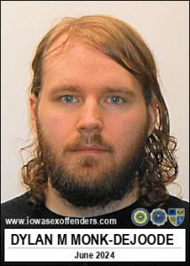 Dylan Michael Monk-dejoode a registered Sex Offender of Iowa