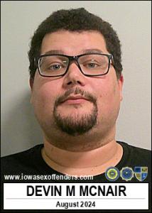 Devin Michael Mcnair a registered Sex Offender of Iowa