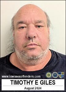 Timothy Edward Giles a registered Sex Offender of Iowa