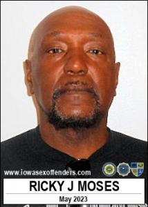 Ricky Junior Moses a registered Sex Offender of Iowa