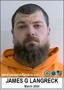 James Gregory Langreck a registered Sex Offender of Iowa