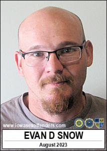 Evan Donald Snow a registered Sex Offender of Iowa