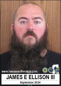James Edward Dean Ellison III a registered Sex Offender of Iowa