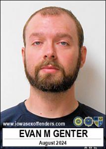 Evan Michael Genter a registered Sex Offender of Iowa