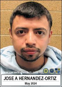 Jose Alfonzo Hernandez-ortiz a registered Sex Offender of Iowa
