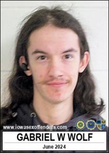 Gabriel William Wolf a registered Sex Offender of Iowa