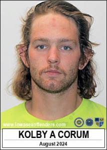 Kolby Alan Corum a registered Sex Offender of Iowa