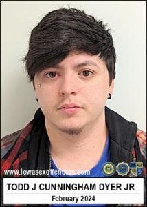 Todd Joseph Cunningham Dyer Jr a registered  of Iowa
