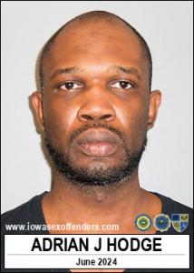 Adrian Jermaine Hodge a registered Sex Offender of Iowa