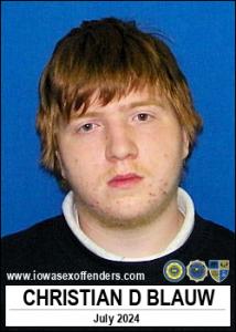 Christian Dean Blauw a registered Sex Offender of Iowa