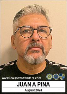 Juan Antonio Pina a registered Sex Offender of Iowa