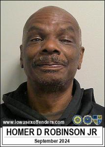 Homer Dudley Robinson Jr a registered  of Iowa