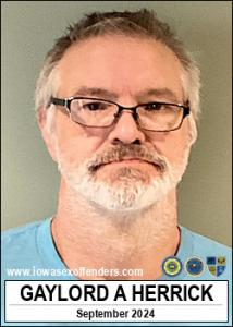 Gaylord Anthony Herrick a registered Sex Offender of Iowa