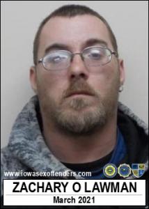 Zachary Owen Lawman a registered Sex Offender of Iowa