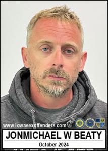 Jonmichael William Beaty a registered Sex Offender of Iowa