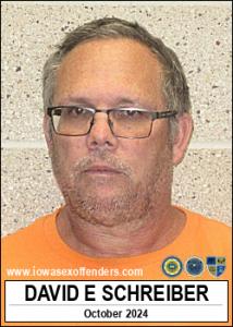 David Eugene Schreiber a registered Sex Offender of Iowa