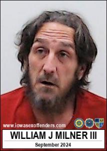 William James Milner III a registered Sex Offender of Iowa