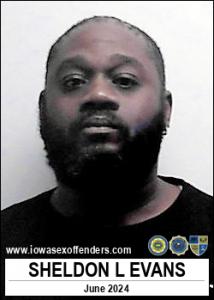 Sheldon Lamar Evans a registered Sex Offender of Iowa